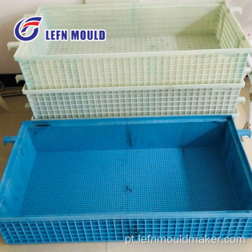 Molde de plástico para caixas agrícolas, molde de plástico para caixas de peixes